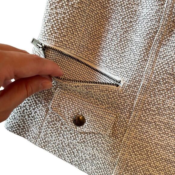 Banana Republic Textured Moto Jacket NWT Size 4 | $165 Retail - Picture 10 of 12